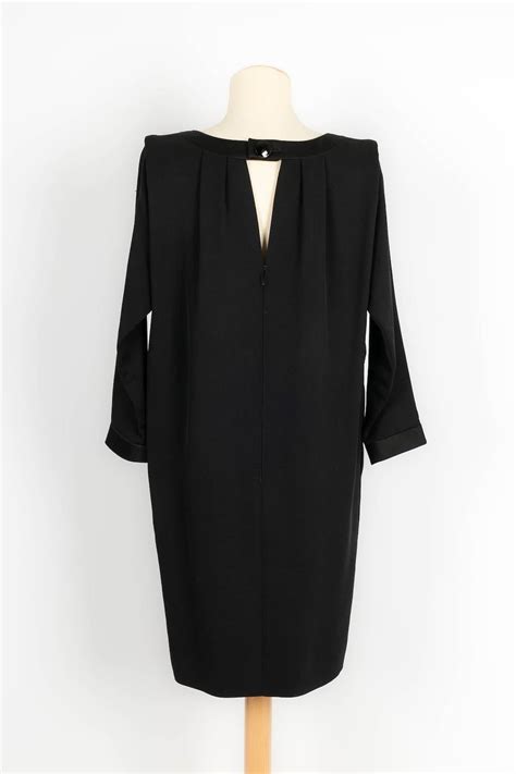 robe noire yves saint laurent|st laurent boutique.